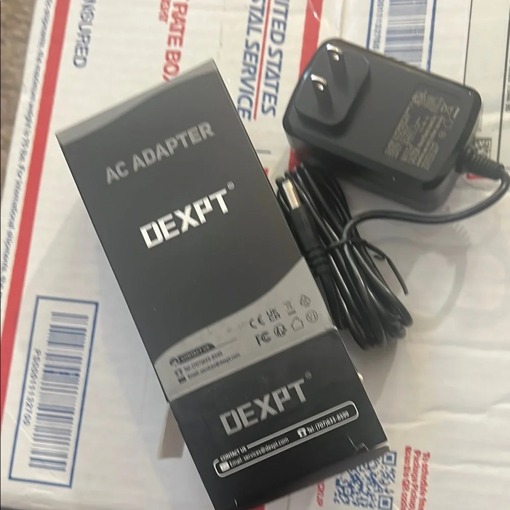 Two Dex Black AC Adapter for Electronics New!!!